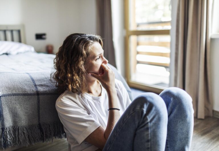 Woman with anxiety